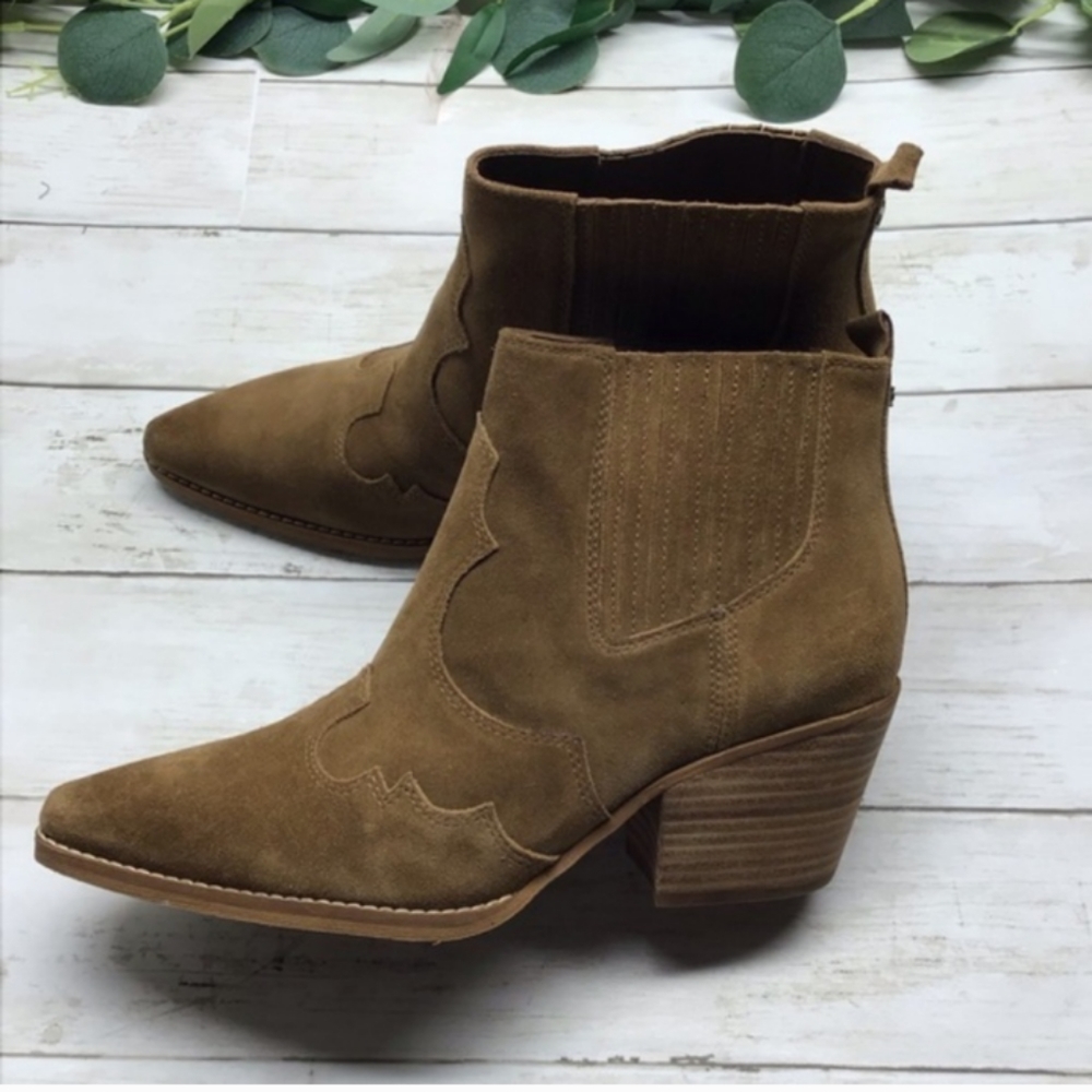 Sam Edelman Brown‎ Suede Boots Size 9.5